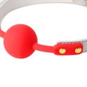 Red Mouthg Gag White Neon Shine