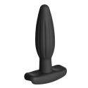 Rocker Silicone Noir Butt Plug - Small