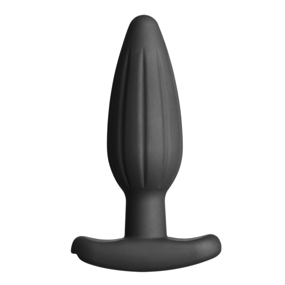 Rocker Silicone Noir Butt Plug - Medium