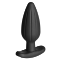 Rocker Silicone Noir Butt Plug - Large