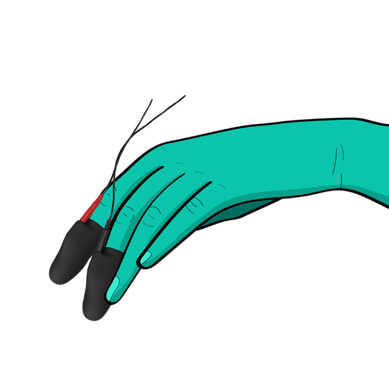 Explorer Silicone Noir Finger Toy