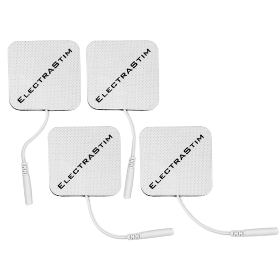 4x Square Self Adhesive Pads 5 x 5 cm