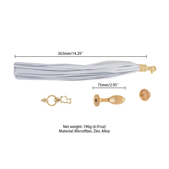 Sevanda Detachable Pony-Tail Plug Kit with Pear-shape Plug