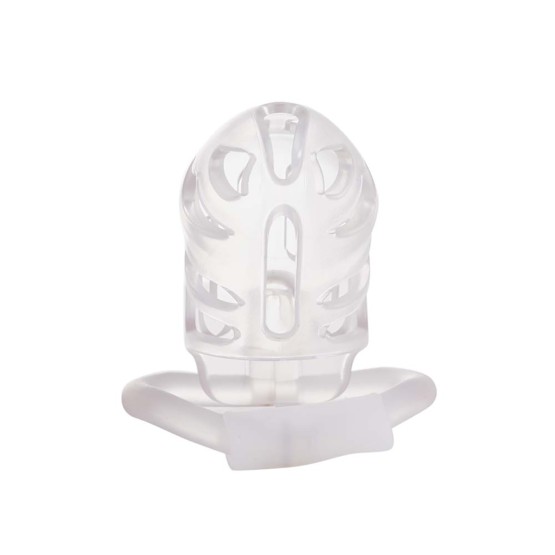 Sevanda Plastic Penis Chastity Cage - Transparent