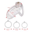 Sevanda Plastic Penis Chastity Cage - Transparent