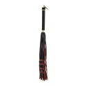 Sevanda Red & Black Braided Tail Flogger
