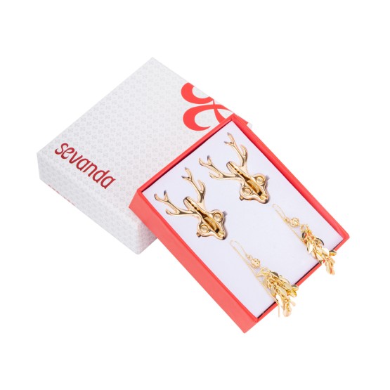 Sevanda Stag Adjustable Nipple Clamps Set