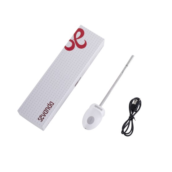 Sevanda Vibrating & E-stim Metal Urethral Sounding
