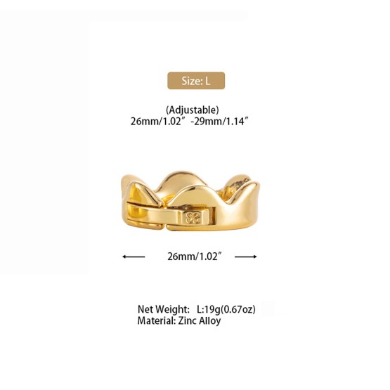 Sevanda Ring of Kings Glans Ring - L size