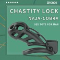 Sevanda Naja-Cobra Chastity Cage S