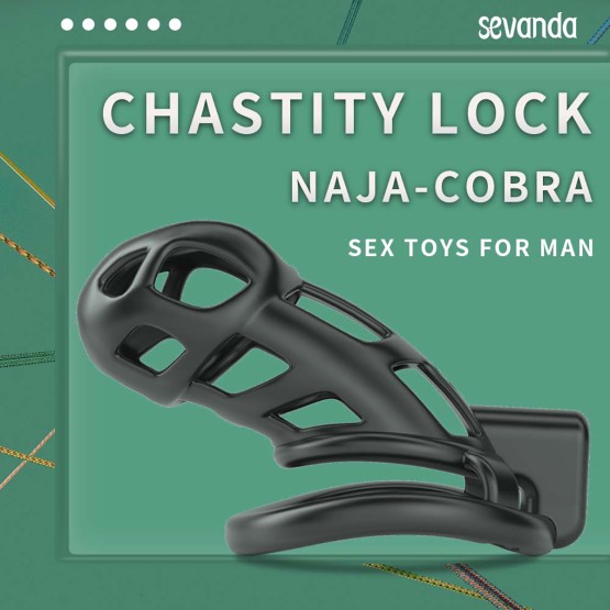 Sevanda Naja-Cobra Chastity Cage S