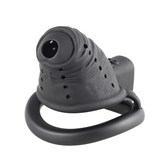 Sevanda Black Slave Chastity Cage Short