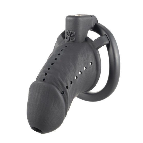 Sevanda Black Slave Chastity Cage Long