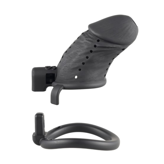 Sevanda Black Slave Chastity Cage Long