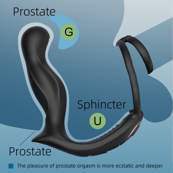 Sevanda Black Mamba Prostate Cock Ring Massager
