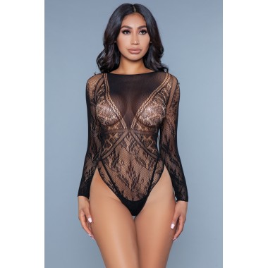 Break My Heart Bodysuit - BLK / OS