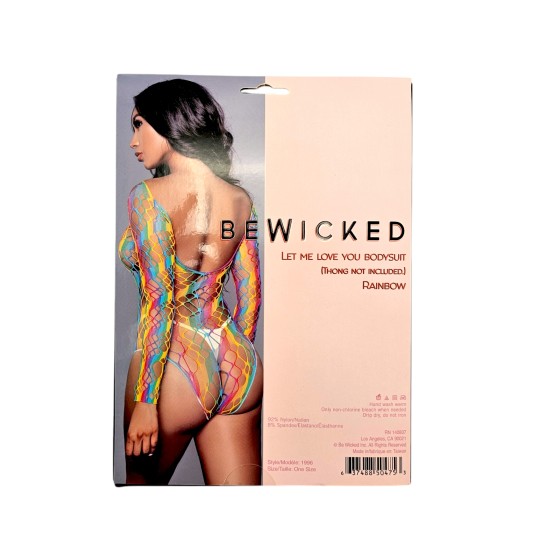 Let Me Love You Bodysuit - RBW / OS