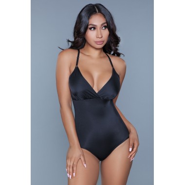 What A Waist Shapewear Bodysuit - BLK / 1X/2X