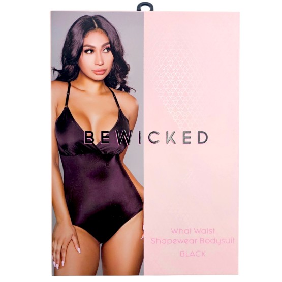 What A Waist Shapewear Bodysuit - BLK / 1X/2X