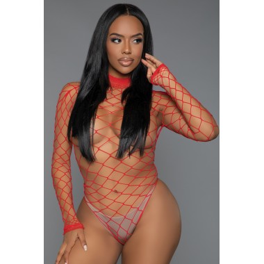 Dancing All Night Bodystocking - RD / OS