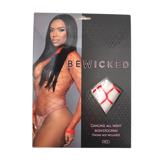 Dancing All Night Bodystocking - RD / OS