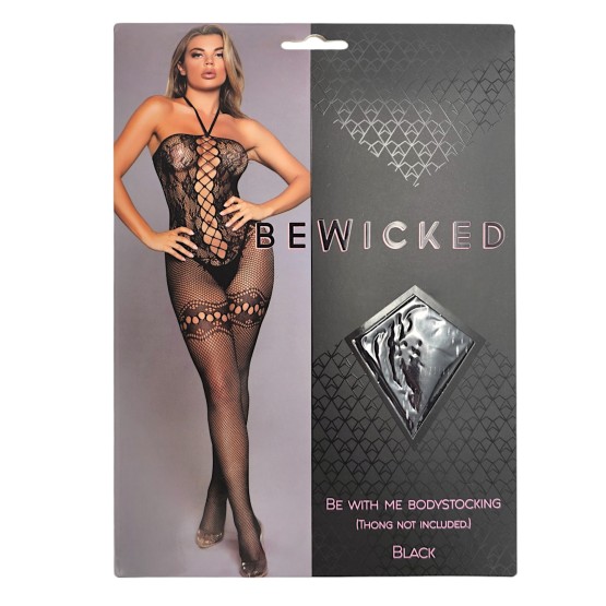 Be With Me Bodystocking - BLK / Q