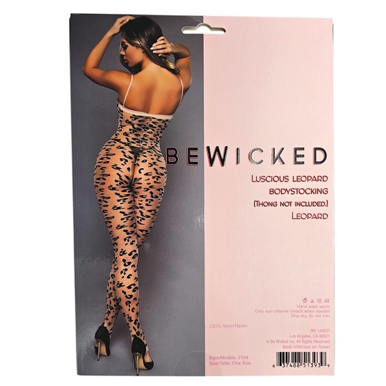Luscious Leopard Bodystocking - LEO / OS