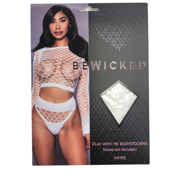 Play With Me Bodystocking - WH / OS