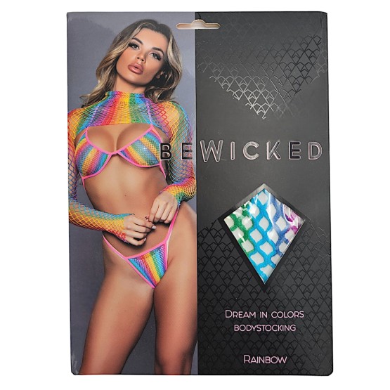 Dream In Colors Bodystocking - RBW / OS