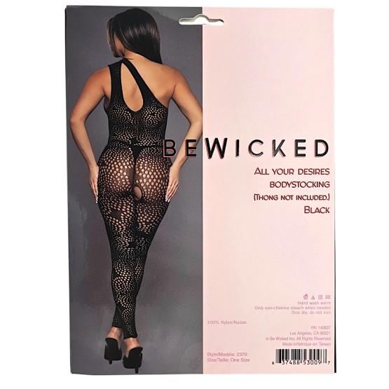 All Your Desires Bodystocking - BLK / OS