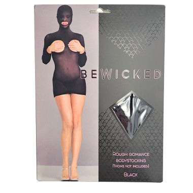 Rough Romance Bodystocking - BLK / OS