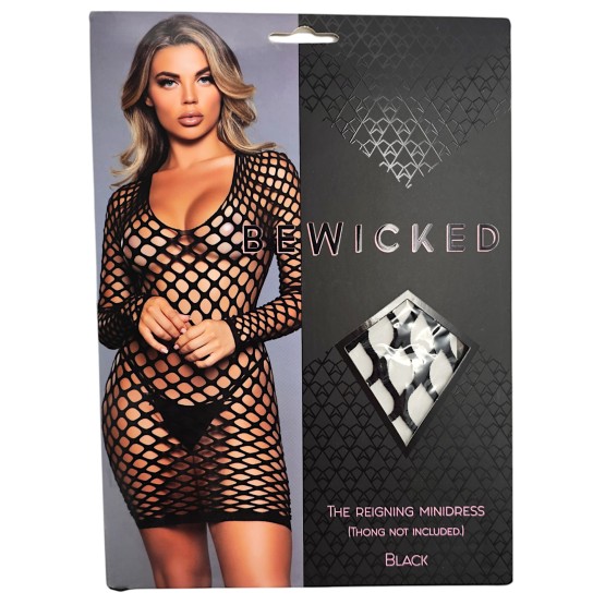 The Reigning Mini Dress - BLK / OS