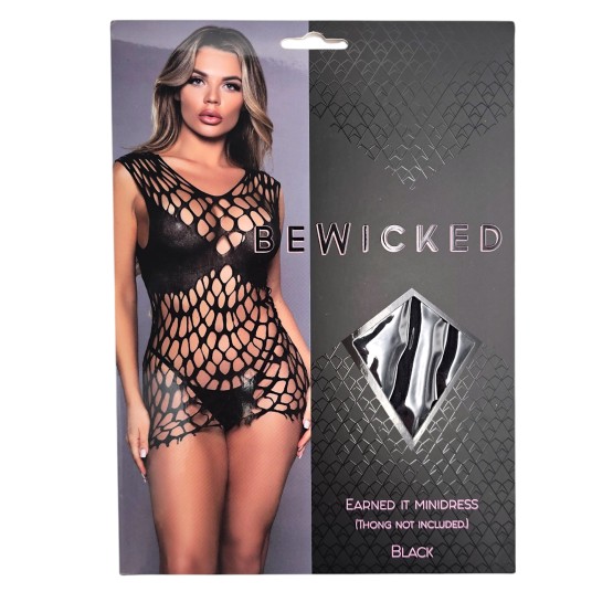 Earned It Mini Dress - BLK / OS