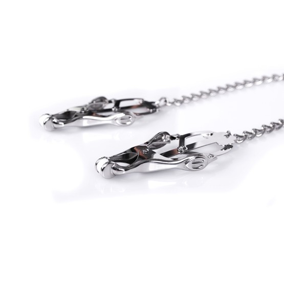 Clover Nipple Clamps with Chain