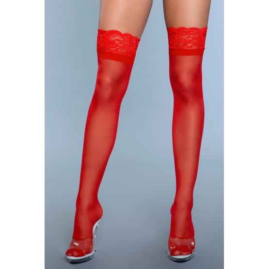 Keep A Secret Thigh Highs - RD / OS