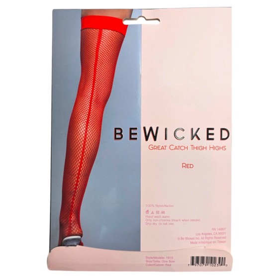 Great Catch Thigh Highs - RD / OS