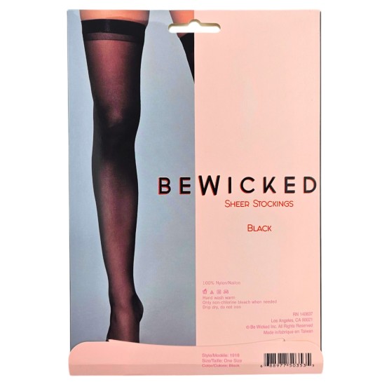Best Behavior Thigh Highs - BLK / OS