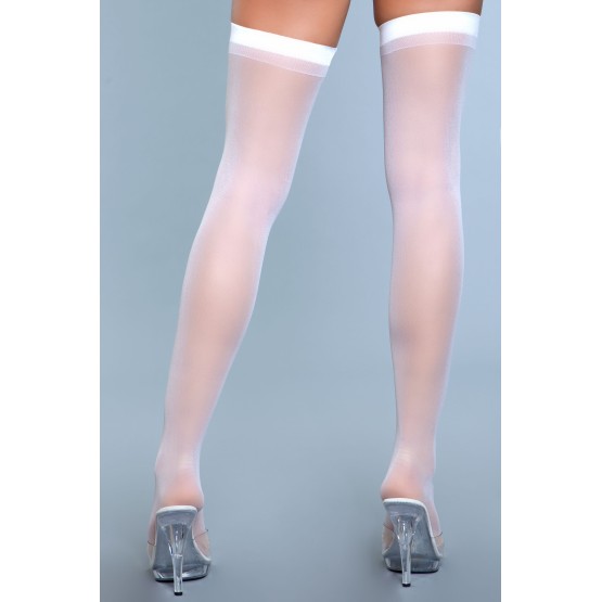 Best Behavior Thigh Highs - WH / OS