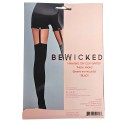 Hanging On Clip Garter Thigh Highs - BLK / OS