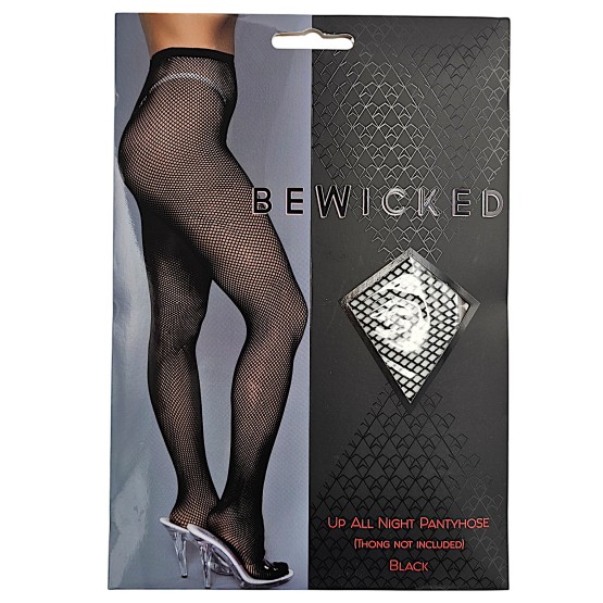 Up All Night Pantyhose - BLK / OS