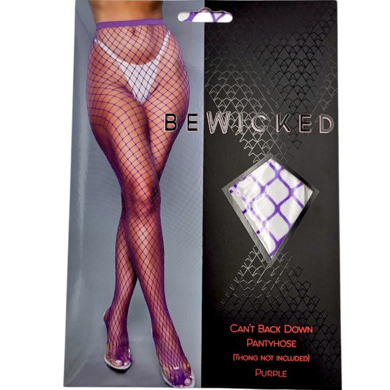 Can't Back Down Pantyhose - PUR / OS