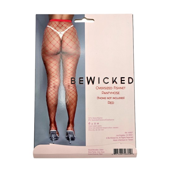 Can't Back Down Pantyhose Wide - RD / OS