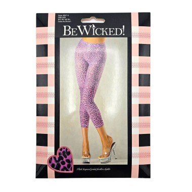 Pink Leopard Pantyhose - PK / OS