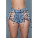 Keep Me Tied Up Shorts - BL / M