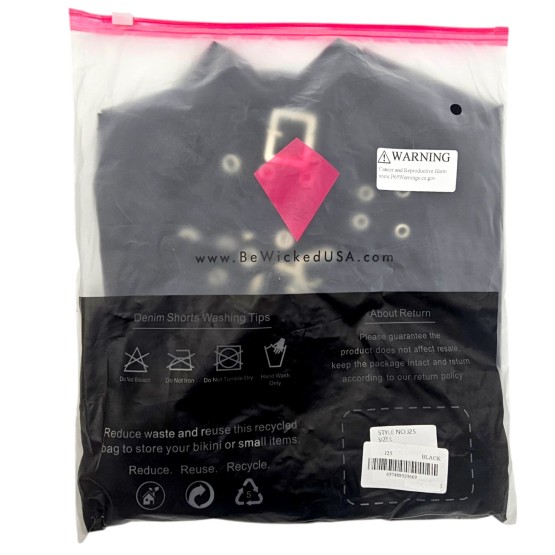 Feel The Vibe Shorts - BLK / S