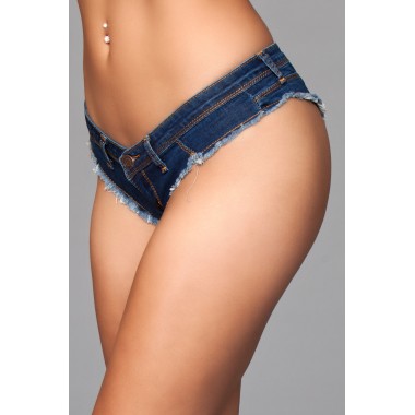 Buns Out Cheeky Shorts - BL / S