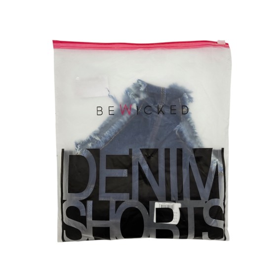 Buns Out Cheeky Shorts - BL / M