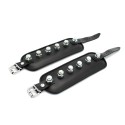 Leather Padded Handcuffs Spikey Nuts