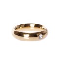 Gold Donut Cockring with Jewel - 45 mm