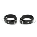 Rubber Anklecuffs Black